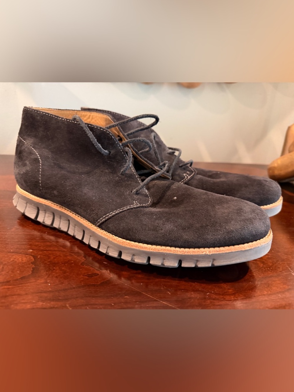 Cole Haan ZeroGrand Suede Chukka Boots – Men’s 11.5M